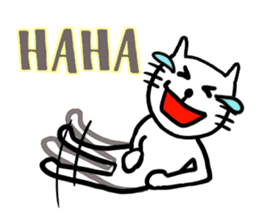 Let's talk with Mr.Cat sticker #5623227