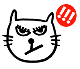 Let's talk with Mr.Cat sticker #5623231