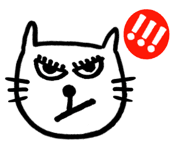 Let's talk with Mr.Cat sticker #5623231