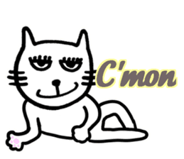 Let's talk with Mr.Cat sticker #5623234