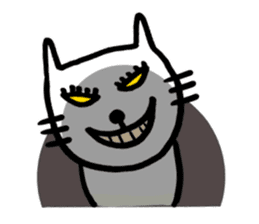 Let's talk with Mr.Cat sticker #5623235