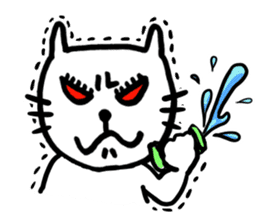 Let's talk with Mr.Cat sticker #5623236