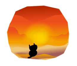 Let's talk with Mr.Cat sticker #5623239