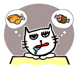Let's talk with Mr.Cat sticker #5623240