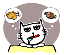 Let's talk with Mr.Cat sticker #5623240