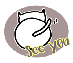 Let's talk with Mr.Cat sticker #5623243