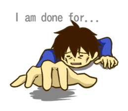 Corporate slave man.English ver. sticker #5623407