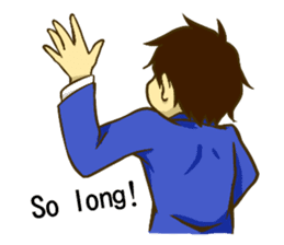 Corporate slave man.English ver. sticker #5623408