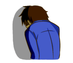 Corporate slave man.English ver. sticker #5623425