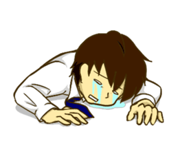 Corporate slave man.English ver. sticker #5623429