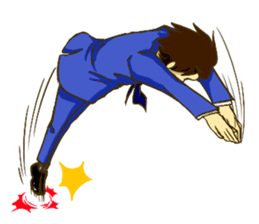 Corporate slave man.English ver. sticker #5623431