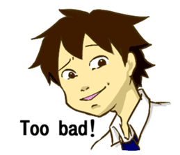 Corporate slave man.English ver. sticker #5623441