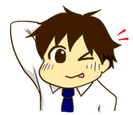 Corporate slave man.English ver. sticker #5623443