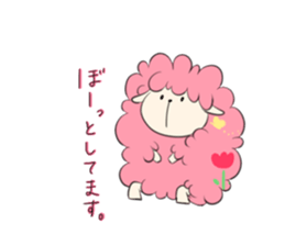 Sticker of sheep who lost horns sticker #5623548