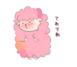 Sticker of sheep who lost horns sticker #5623551