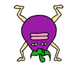 Vomiting Eggplant "Kenas" Part2 sticker #5623804