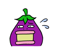 Vomiting Eggplant "Kenas" Part2 sticker #5623818