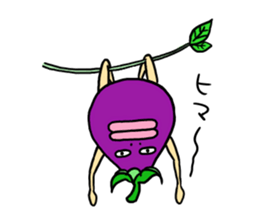 Vomiting Eggplant "Kenas" Part2 sticker #5623826