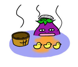 Vomiting Eggplant "Kenas" Part2 sticker #5623839