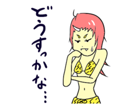 cute ogre  sticker sticker #5624412