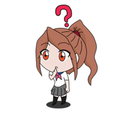 aika & yuki adventurous couple sticker #5624969