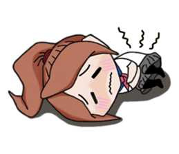 aika & yuki adventurous couple sticker #5624972