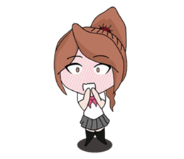 aika & yuki adventurous couple sticker #5624974