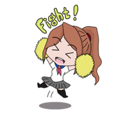 aika & yuki adventurous couple sticker #5624997