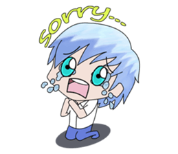 aika & yuki adventurous couple sticker #5624999