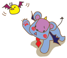 Oso Devil sticker #5625027