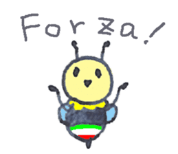 Italian Bee sticker #5625100