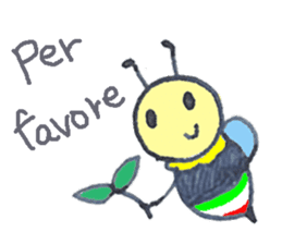Italian Bee sticker #5625101