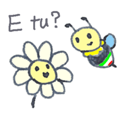 Italian Bee sticker #5625104