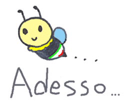 Italian Bee sticker #5625108