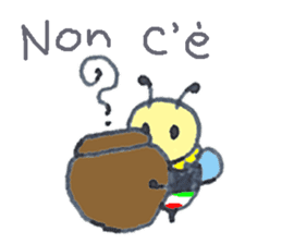 Italian Bee sticker #5625119