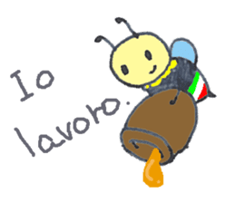 Italian Bee sticker #5625120