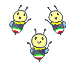 Italian Bee sticker #5625123