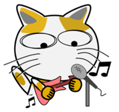 Mi-ke cat Mimi sticker #5625347