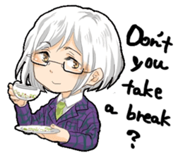 Male high school student and teachers sticker #5625646