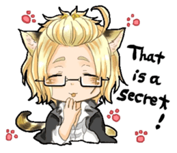 Male high school student and teachers sticker #5625650