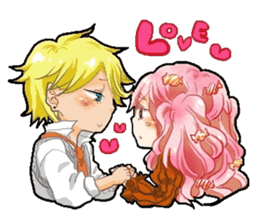 Male high school student and teachers sticker #5625656