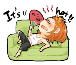 Male high school student and teachers sticker #5625667