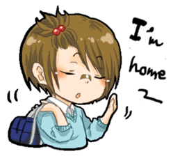 Male high school student and teachers sticker #5625671