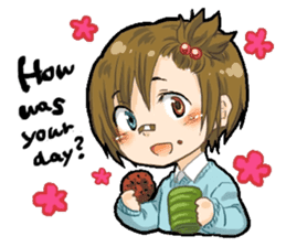 Male high school student and teachers sticker #5625672