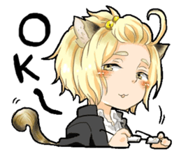 Male high school student and teachers sticker #5625675