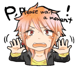 Male high school student and teachers sticker #5625678