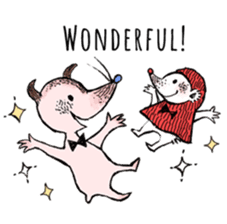 minty friends3 sticker #5625702