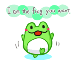 Yan's Frog5(English version) sticker #5626086