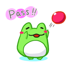 Yan's Frog5(English version) sticker #5626090