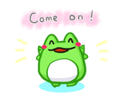 Yan's Frog5(English version) sticker #5626092